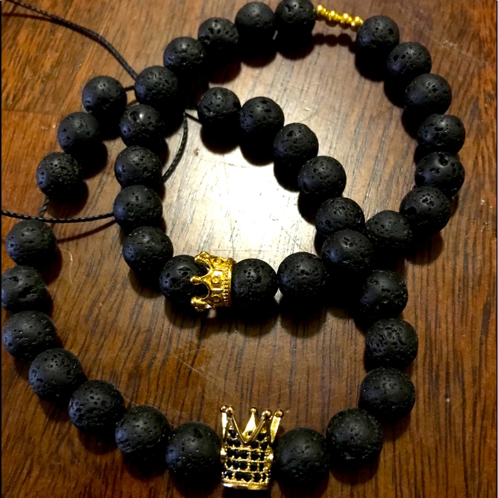 His and Hers Beaded bracelet set